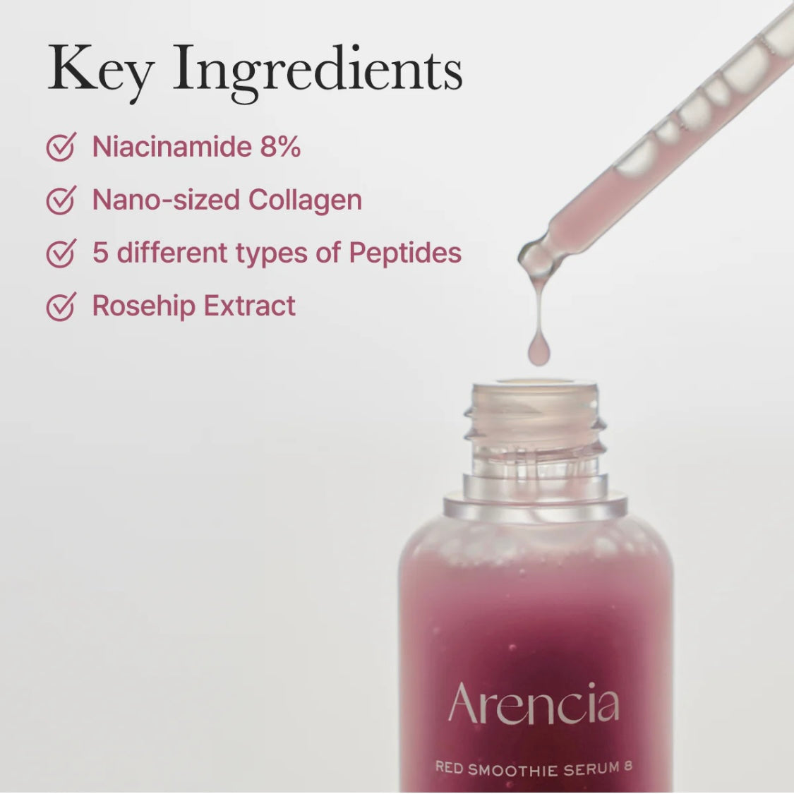 Arencia Red Smoothie Serum 8 (1.01 oz)