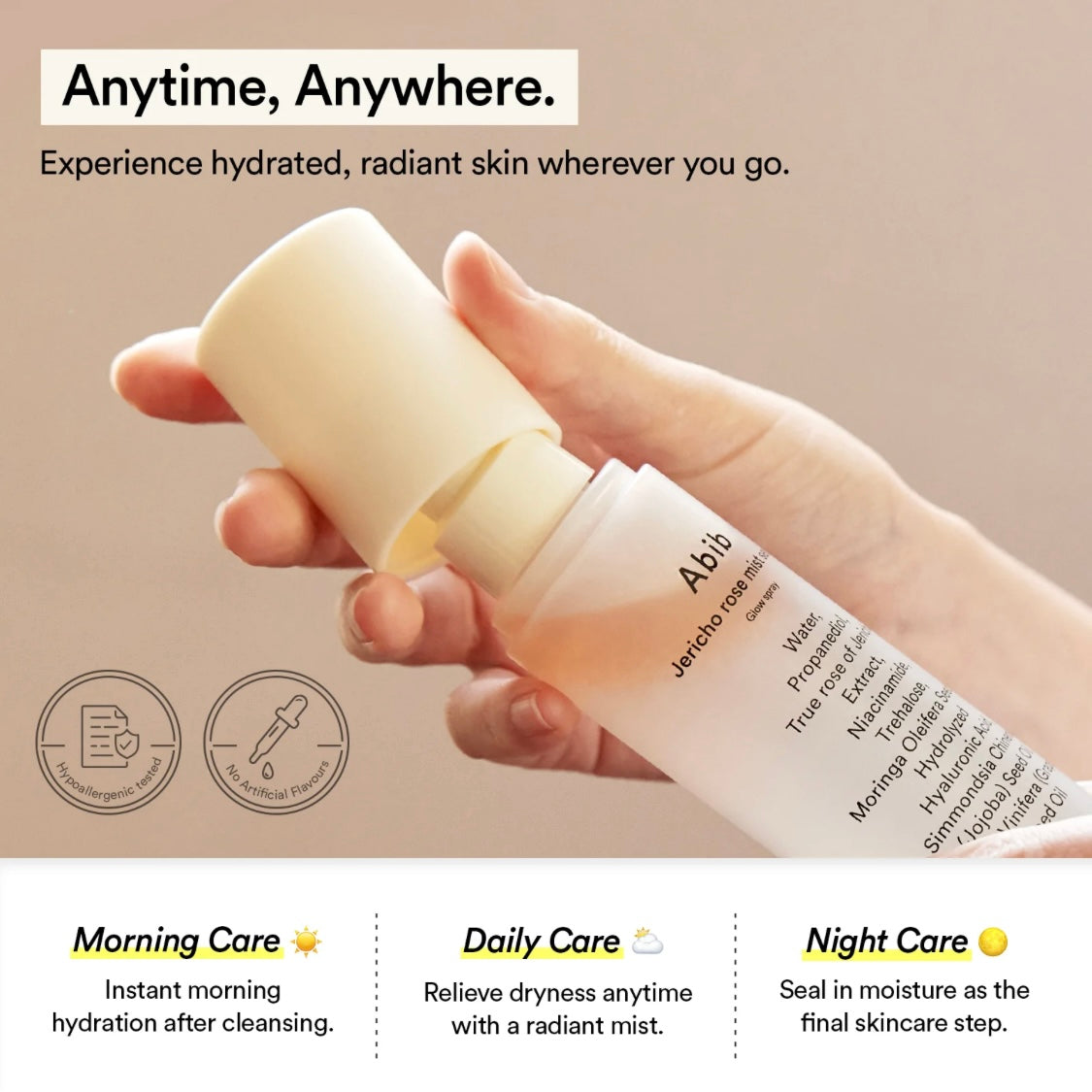 Abib Jericho Rose Mist Serum Glow Spray (3.38 oz)