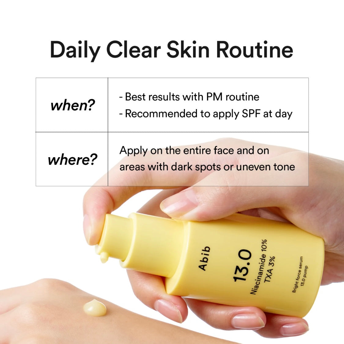 Abib Bright Force Serum 13.0 Pump (1.01 oz)