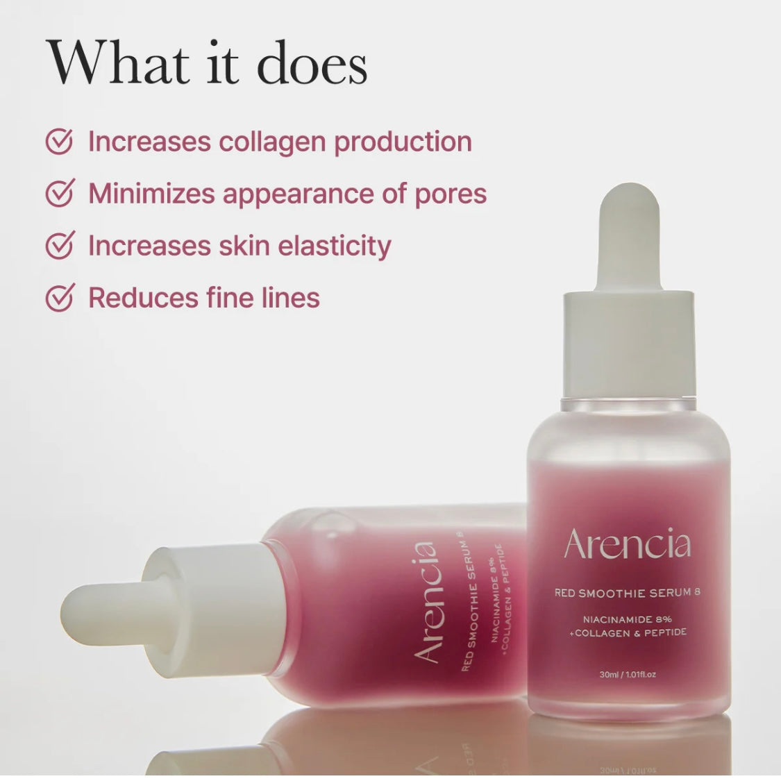 Arencia Red Smoothie Serum 8 (1.01 oz)
