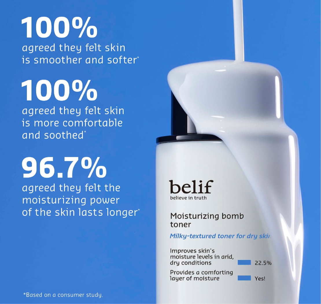 Belif Moisturizing Bomb Toner (6.7 oz)