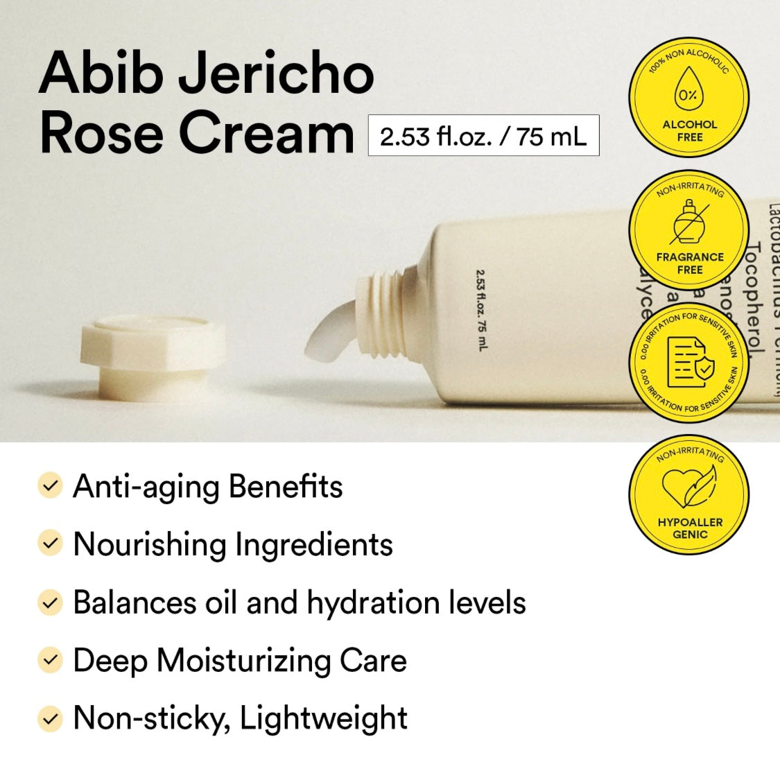 Abib Jericho Rose Cream Nutrition Tube (2.53 oz)