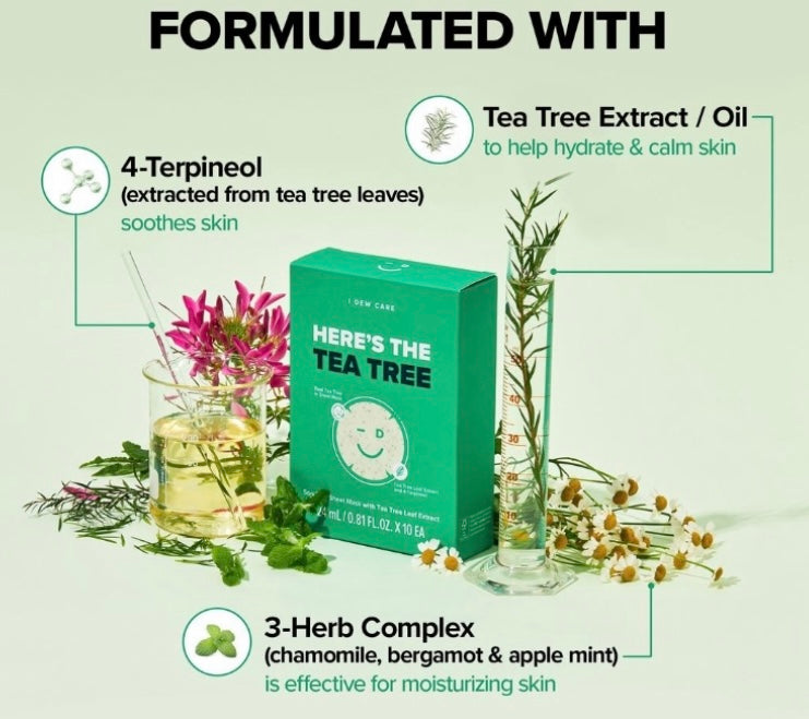 Tea Tree + Cica Soothing Sheet Mask (1)