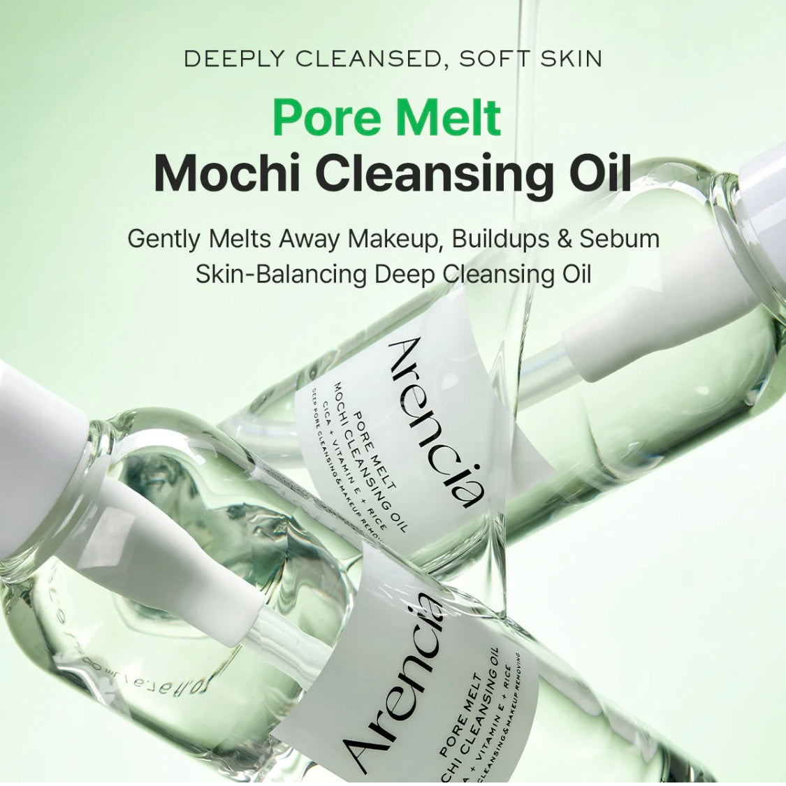 Arencia Pore Melt Mochi Cleansing Oil (6.76 oz)