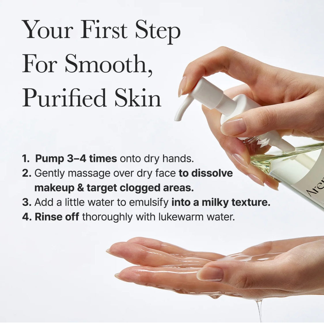 Arencia Pore Melt Mochi Cleansing Oil (6.76 oz)