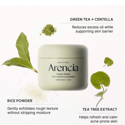 Arencia Fresh Green Rice Mochi Cleanser (4.23 oz)
