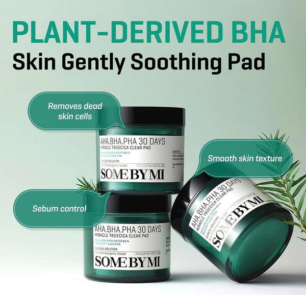 Some By Mi AHA BHA PHA 30 Days Miracle Trucica Clear Toner Pads (70 pads)