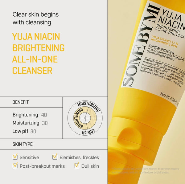 Yuja Niacin Brightening Cleanser (Brightening + Blemish Care) 3.38 oz