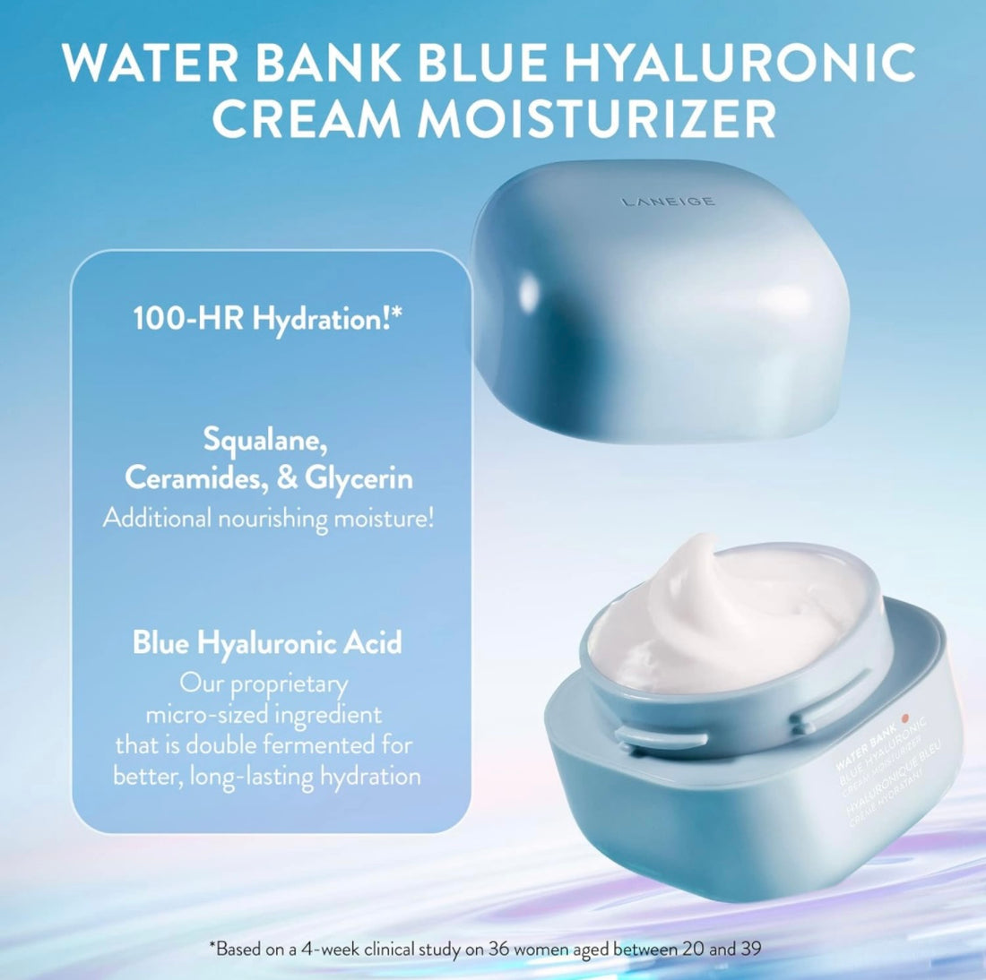 Laneige Blue Hyaluronic Cream Moisturizer (1.6 oz)
