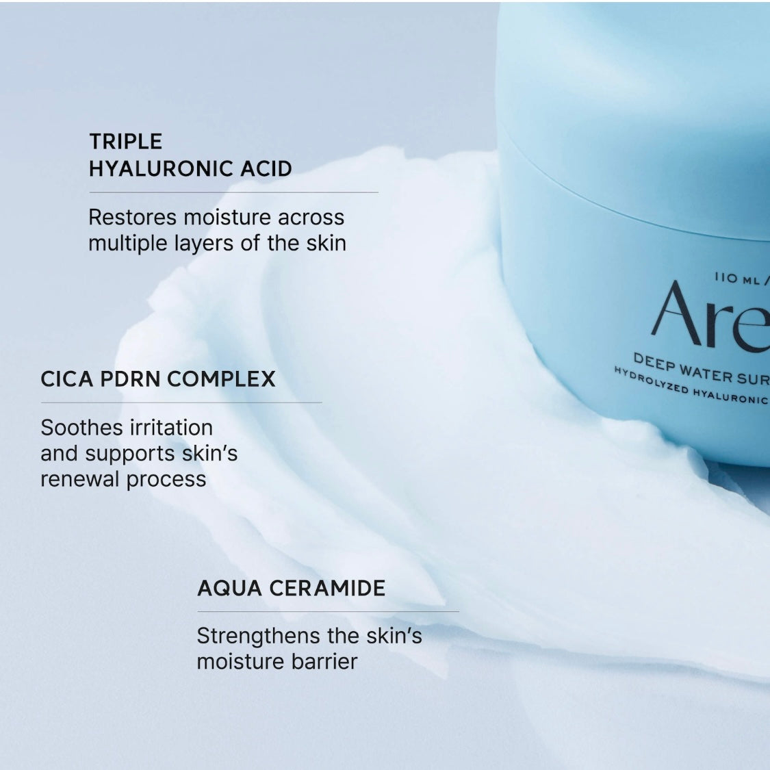 Arencia Deep Water Surge Soothing Cream (3.71 oz)