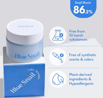 Blue Snail Cream (Water cream, 1.69 oz)