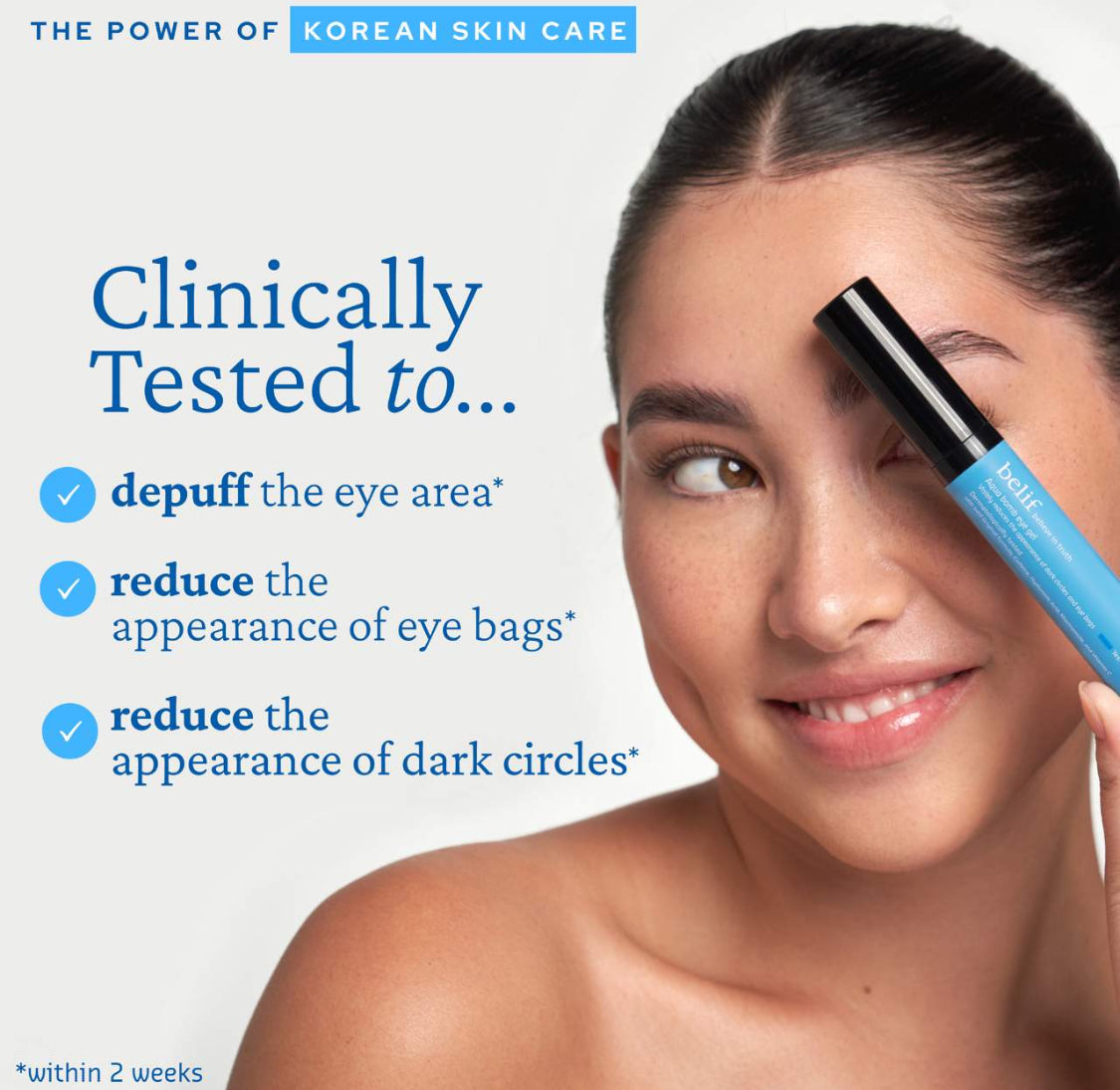 Belif Aqua Bomb Eye Gel with Caffeine + Hyaluronic Acid (0.5 oz)