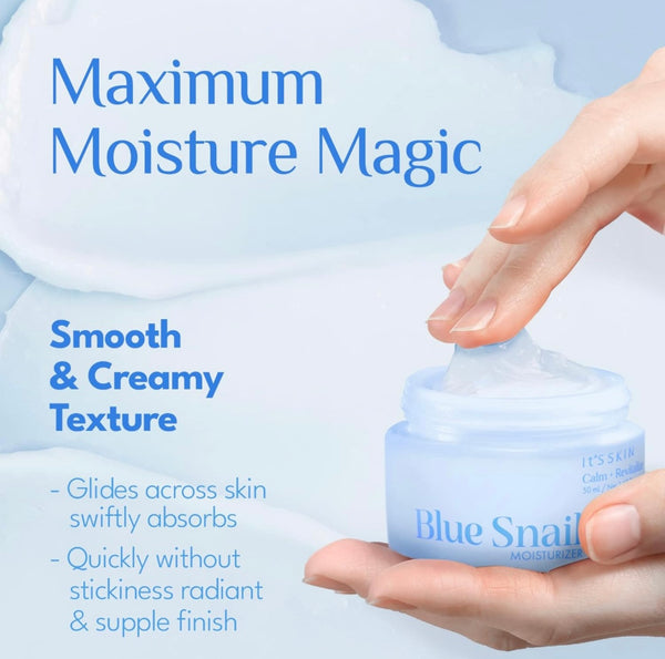 Blue Snail Cream (Water cream, 1.69 oz)