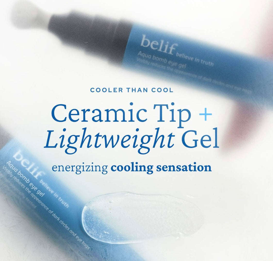 Belif Aqua Bomb Eye Gel with Caffeine + Hyaluronic Acid (0.5 oz)