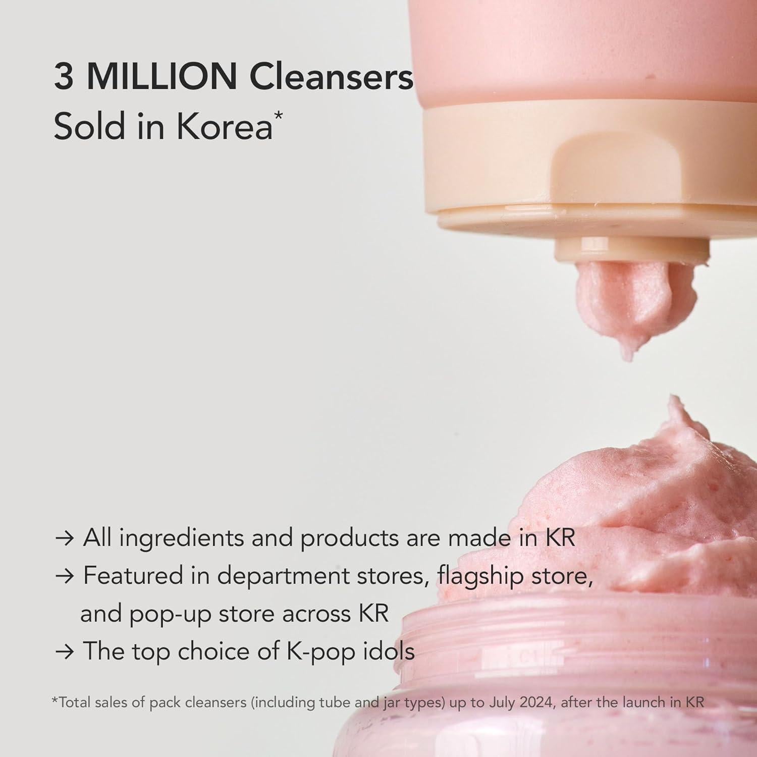 Whipped Ddalva Strawberry Vegan Pack Cleanser (4.5 oz)
